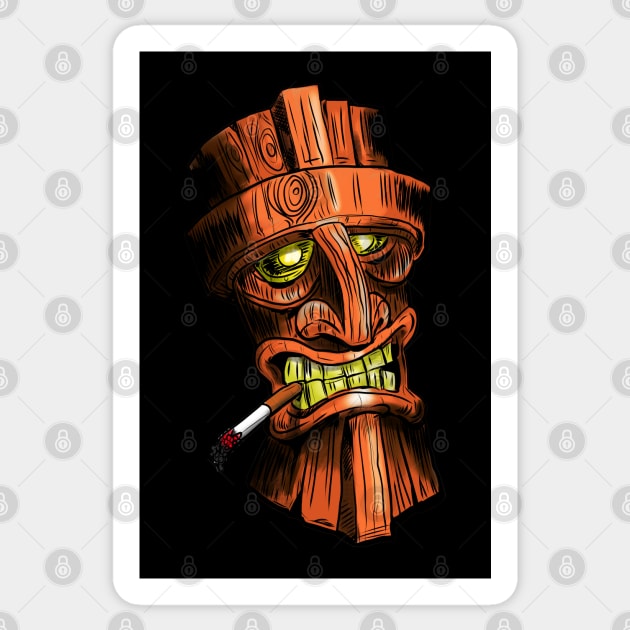 The Old Tiki Bar Sticker by silentrob668